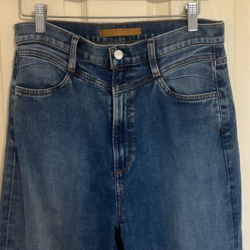 Joe’s Jeans Wide‑Leg High‑Rise Denim Blue Women’s Size 27 34” Inseam - Picture 3 of 8
